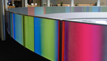 カラープリントガラス